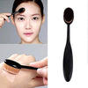 Pro Cosmetic Makeup Face Powder Blusher Toothbrush Curve Brush Foundation Tool