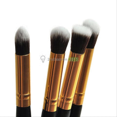 Pro 4Pcs Makeup Cosmetic Tool Eyeshadow Powder Foundation Blending Brush Set