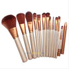 Pro Makeup 12pcs Brushes Set Powder Foundation Eyeshadow Eyeliner Lip Brush Tool