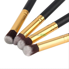 Pro 4Pcs Makeup Cosmetic Tool Eyeshadow Powder Foundation Blending Brush Set