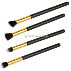 Pro 4Pcs Makeup Cosmetic Tool Eyeshadow Powder Foundation Blending Brush Set
