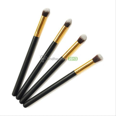 Pro 4Pcs Makeup Cosmetic Tool Eyeshadow Powder Foundation Blending Brush Set