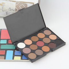 15 Color Cosmetic Matte Eyeshadow Cream Eye Shadow Makeup Palette Shimmer Set BE