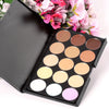 15 Colors Makeup Neutral Face Eye shadow Camouflage Cosmetic Concealer Palette