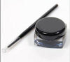 HOT! Waterproof Eye Liner Eyeliner Gel Makeup Cosmetic + Brush Black ONE SET