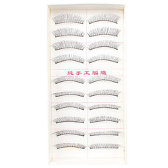 10Pairs Makeup Handmade Natural Fashion Long False Eyelashes Eye Lashes Sparse