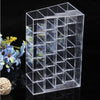 Clear Acrylic 24 Cosmetic Organizer Makeup Case Holder Display Stand Storage Box