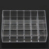 Clear Acrylic 24 Cosmetic Organizer Makeup Case Holder Display Stand Storage Box