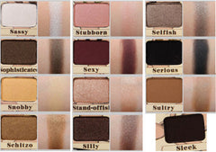 Hot 12 Colors Professional Eyeshadow Matte Shimmer Palette with brush Makeup Kit