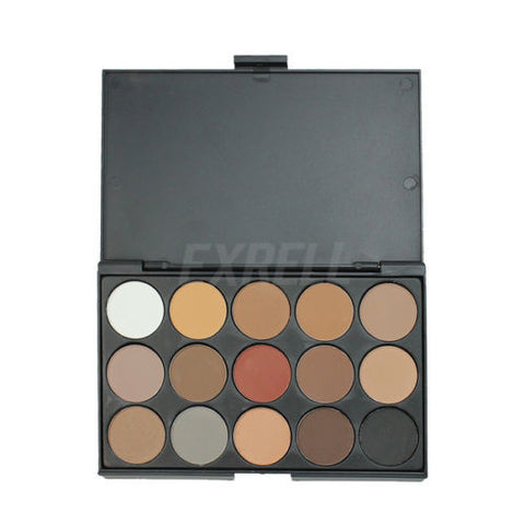 Cosmetic Matte Eyeshadow Cream Eye Shadow Makeup Palette Shimmer Set 15 Color