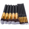 10pcs Pro Cosmetic Makeup Tool Brush Brushes Set Eyeshadow Blush Brushes Tools