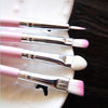 7Pcs Pro Pink Makeup Brush Set Eyeshadow Cosmetic Tools Eye Face Beauty Brushes