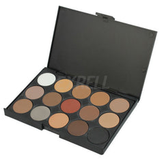 Cosmetic Matte Eyeshadow Cream Eye Shadow Makeup Palette Shimmer Set 15 Color