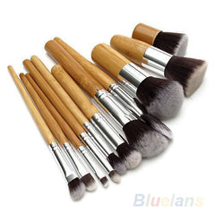 11Pcs Makeup Tools Kit Cosmetic Eyeshadow Foundation Concealer Brushes Sets BBCU